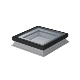 Fladtagsvindue med plant glas DXG P2